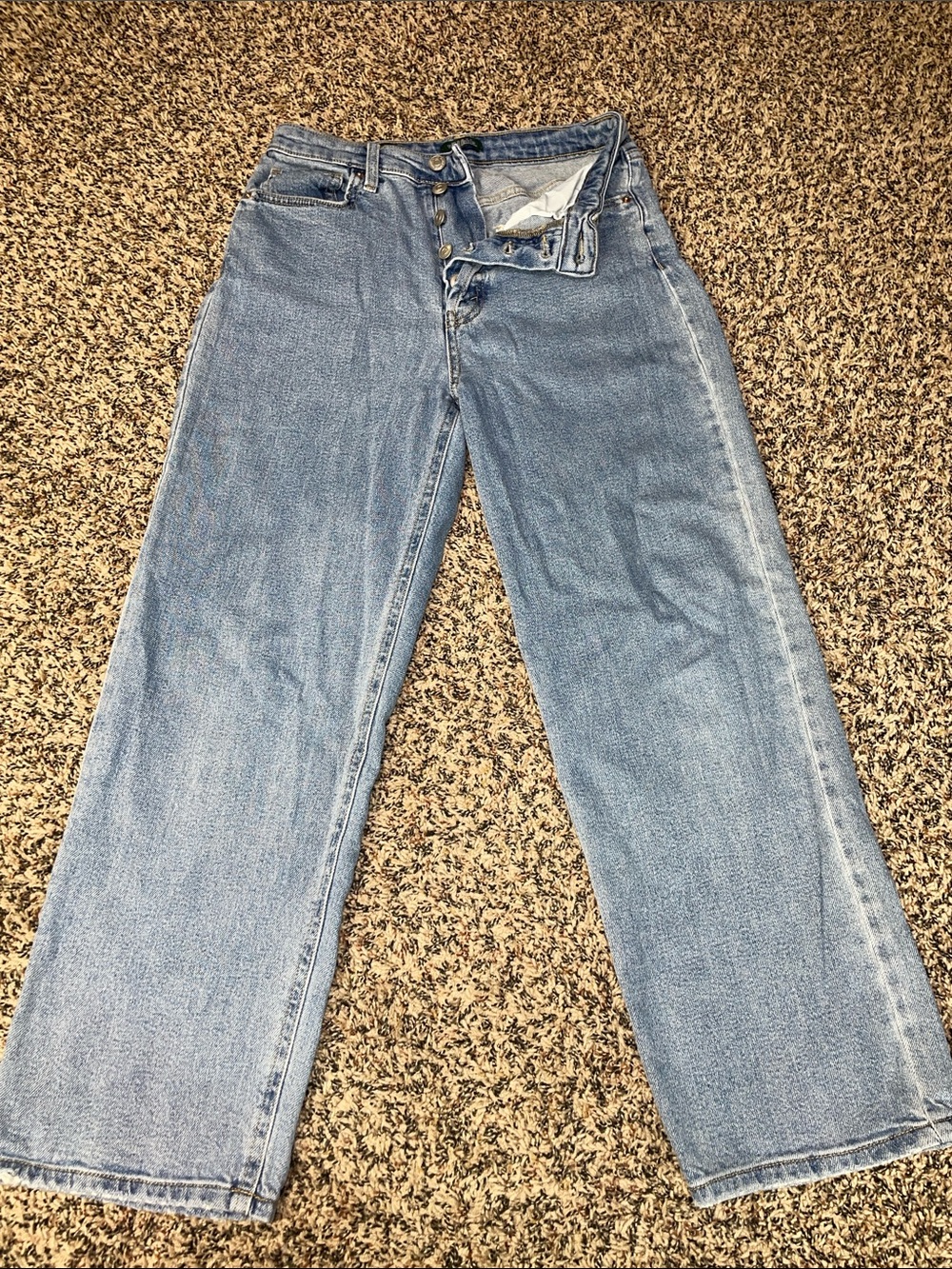 Wild Fable Highest Rise Straight Light Blue Denim Jeans Woman’s Size 6 | GUC